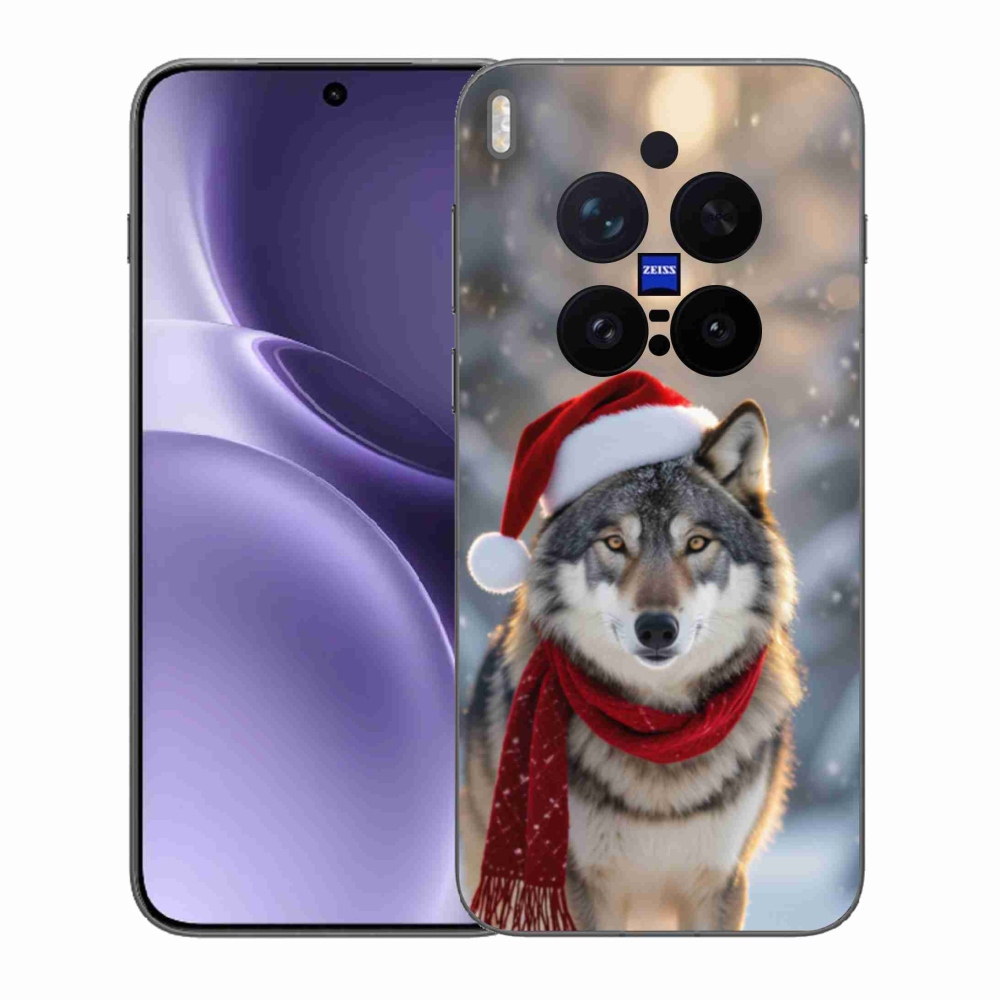 Gélový kryt mmCase na Vivo X300 Pre 5G - vianočný vlk
