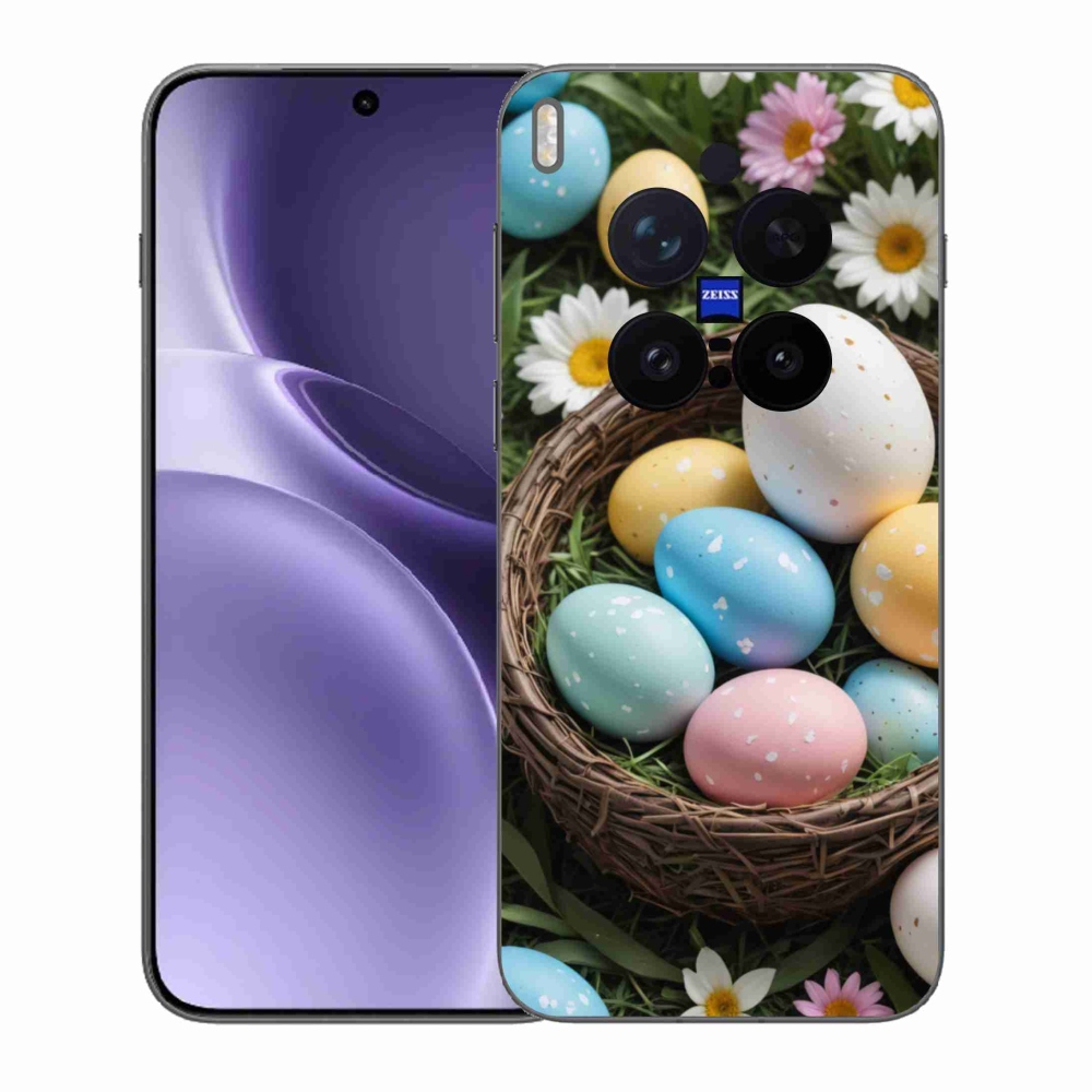 Gélový kryt mmCase na Vivo X300 Pro 5G - veľkonočné vajíčka 2