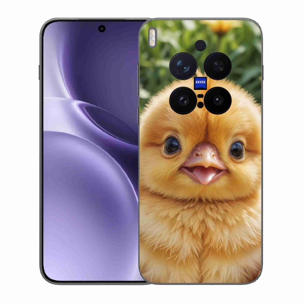 Gélový kryt mmCase na Vivo X300 Pro 5G - veselé kuriatko