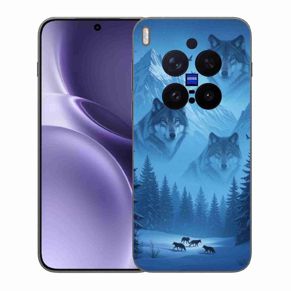 Gélový kryt mmCase na Vivo X300 Pro 5G - vlčia svorka