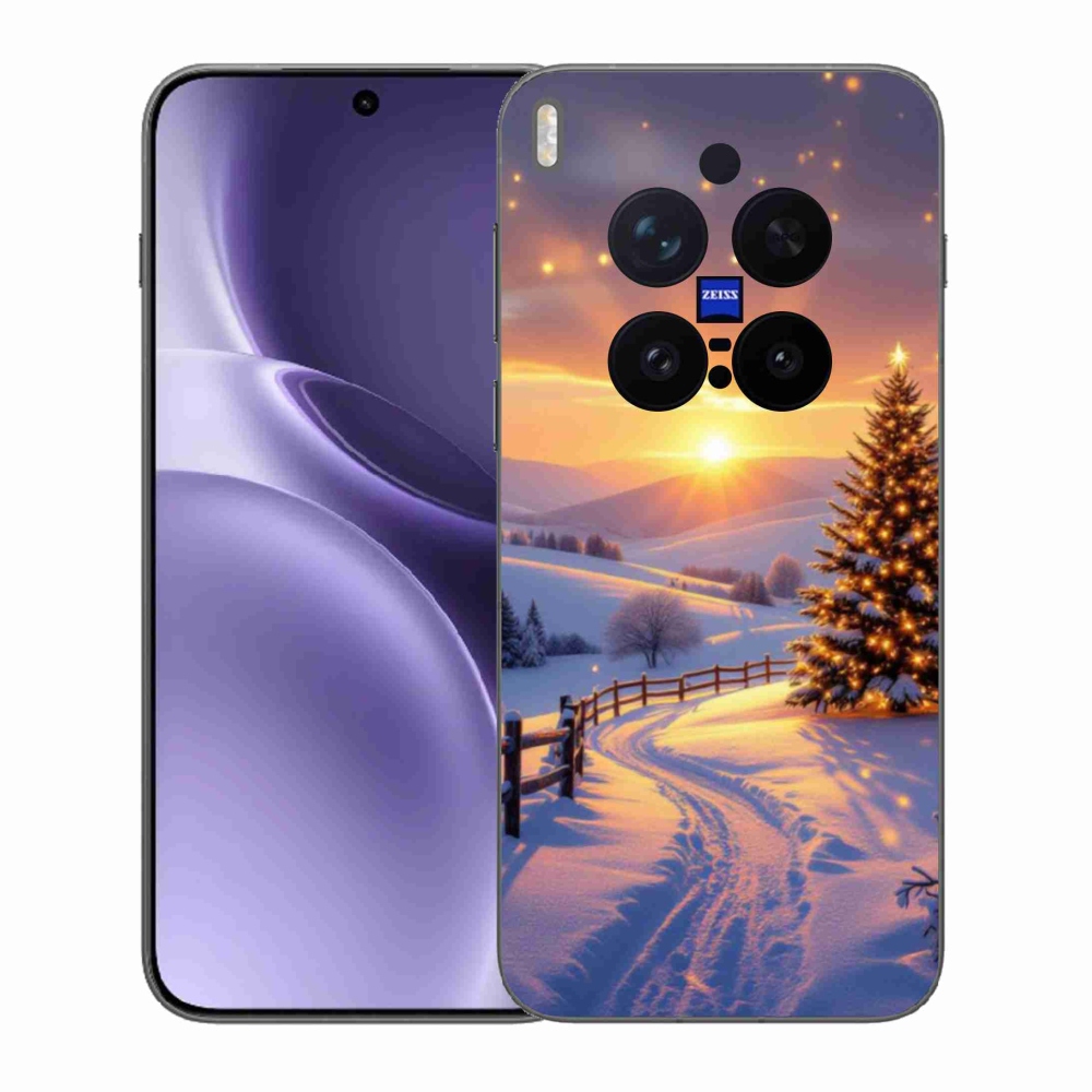 Gélový kryt mmCase na Vivo X300 Pre 5G - zimná krajina