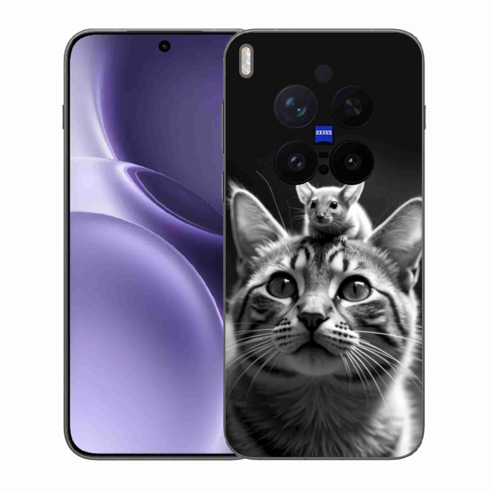 Gélový kryt mmCase na Vivo X300 Pro 5G - zvieracie priateľstvo 2
