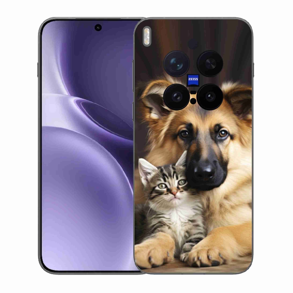 Gélový kryt mmCase na Vivo X300 Pro 5G - zvieracie priateľstvo