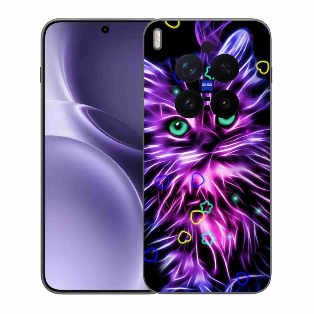 Gélový kryt mmCase na Vivo X300 Pro - abstraktná mačka