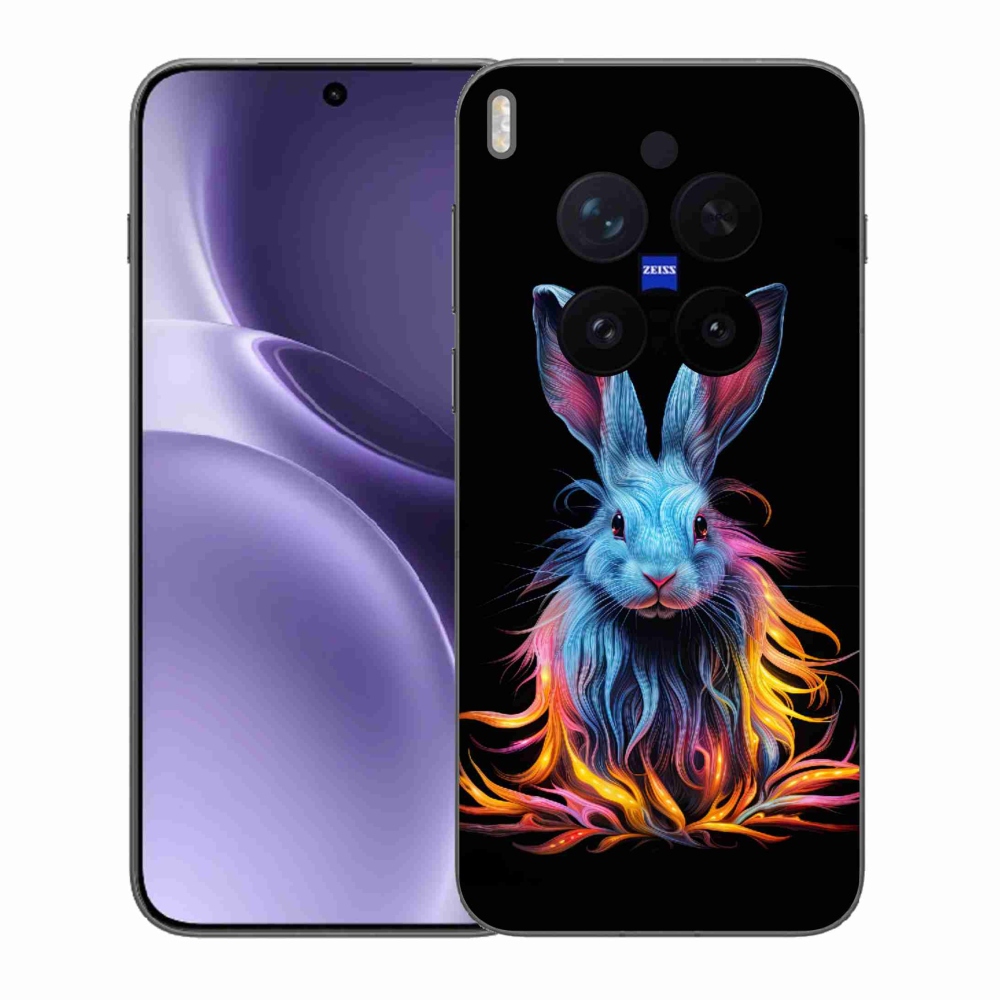 Gélový kryt mmCase na Vivo X300 Pro - abstraktný zajac