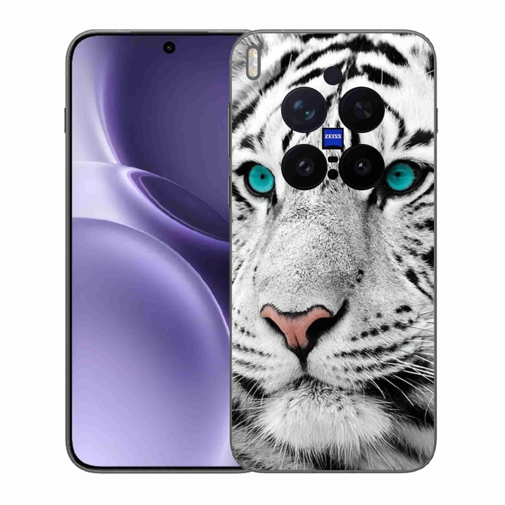 Gélový kryt mmCase na Vivo X300 Pro - biely tiger