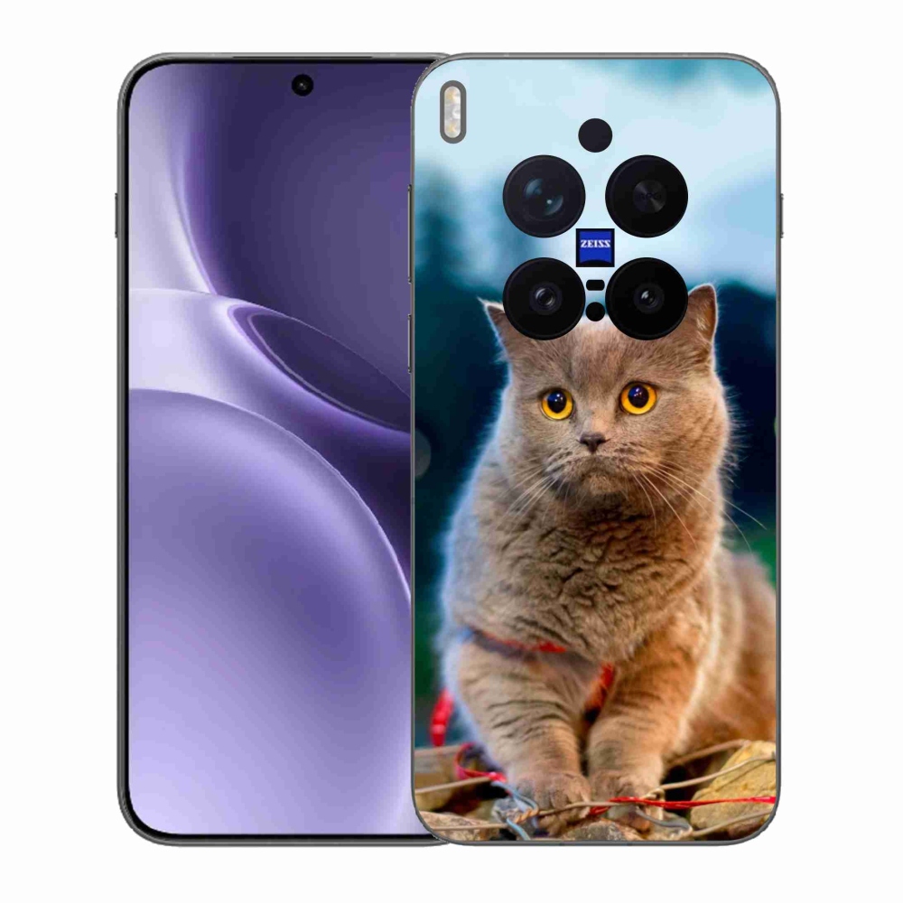 Gélový kryt mmCase na Vivo X300 Pro - britská modrá 2