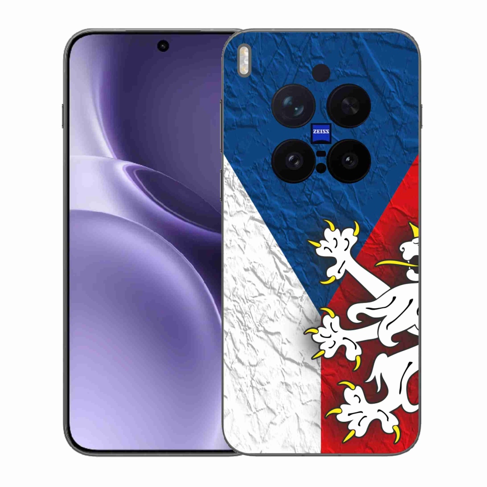 Gélový kryt mmCase na Vivo X300 Pro - česká vlajka 1