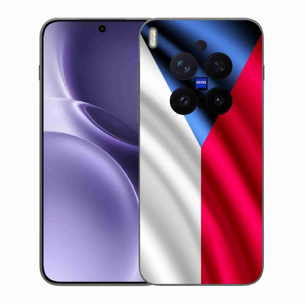 Gélový kryt mmCase na Vivo X300 Pro - česká vlajka