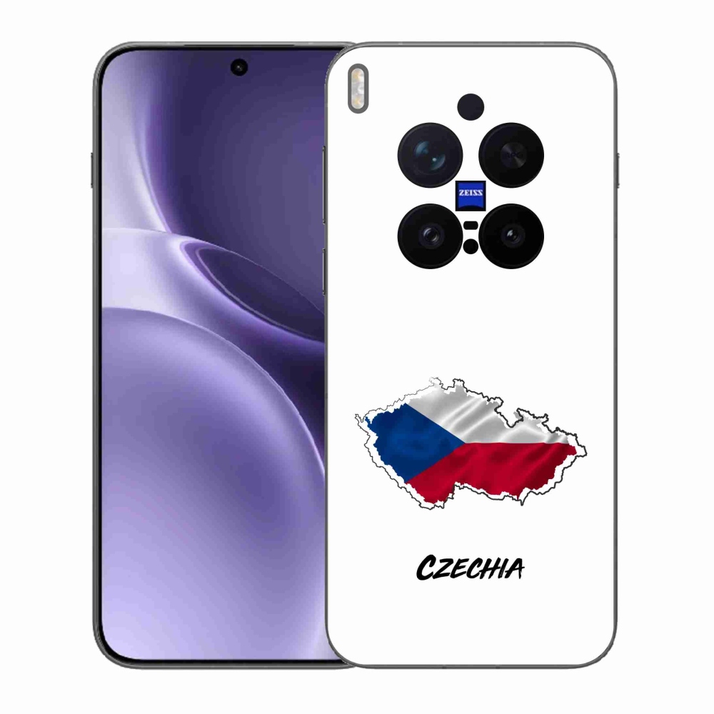 Gélový kryt mmCase na Vivo X300 Pro - Czechia biele pozadie