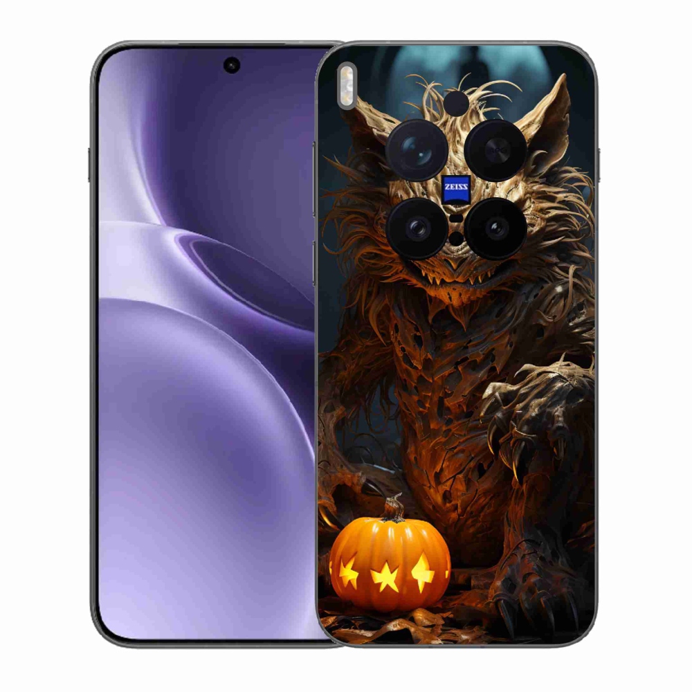 Gélový kryt mmCase na Vivo X300 Pro - halloweenska príšera