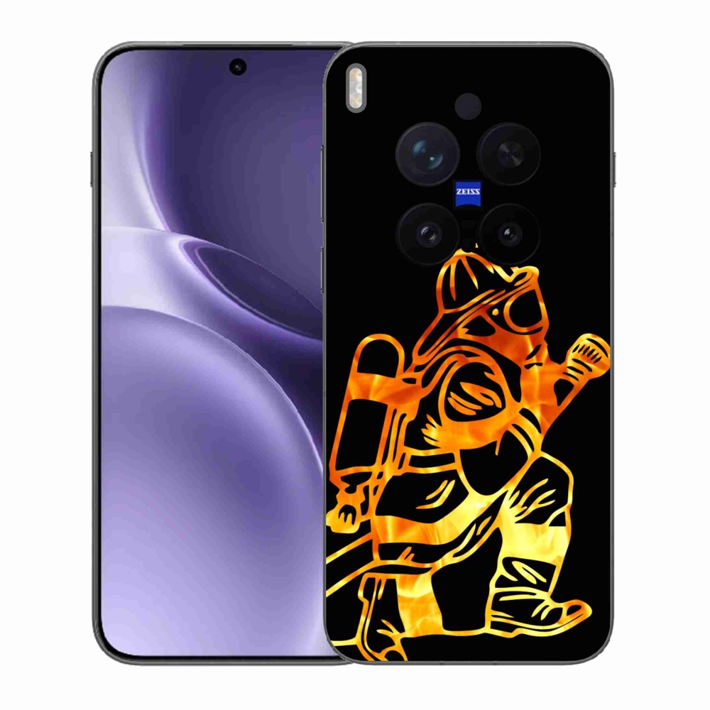 Gélový kryt mmCase na Vivo X300 Pro - hasič 1