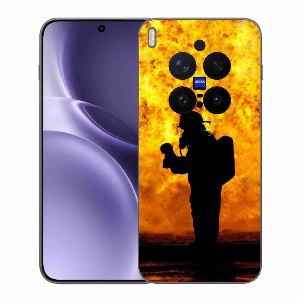 Gélový kryt mmCase na Vivo X300 Pro - hasič