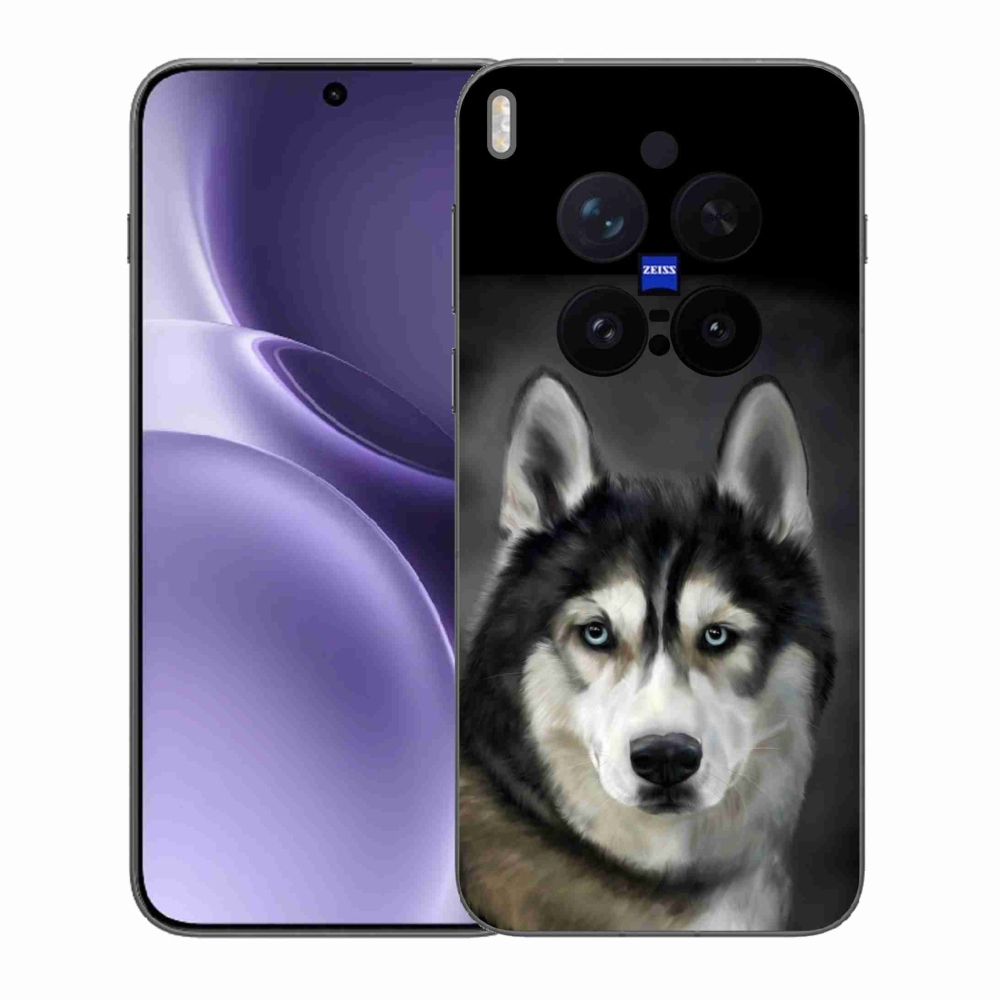 Gélový kryt mmCase na Vivo X300 Pro - husky