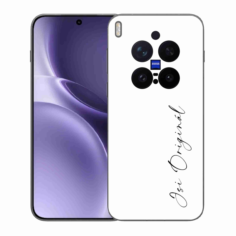 Gélový kryt mmCase na Vivo X300 Pro - si originál biele pozadie