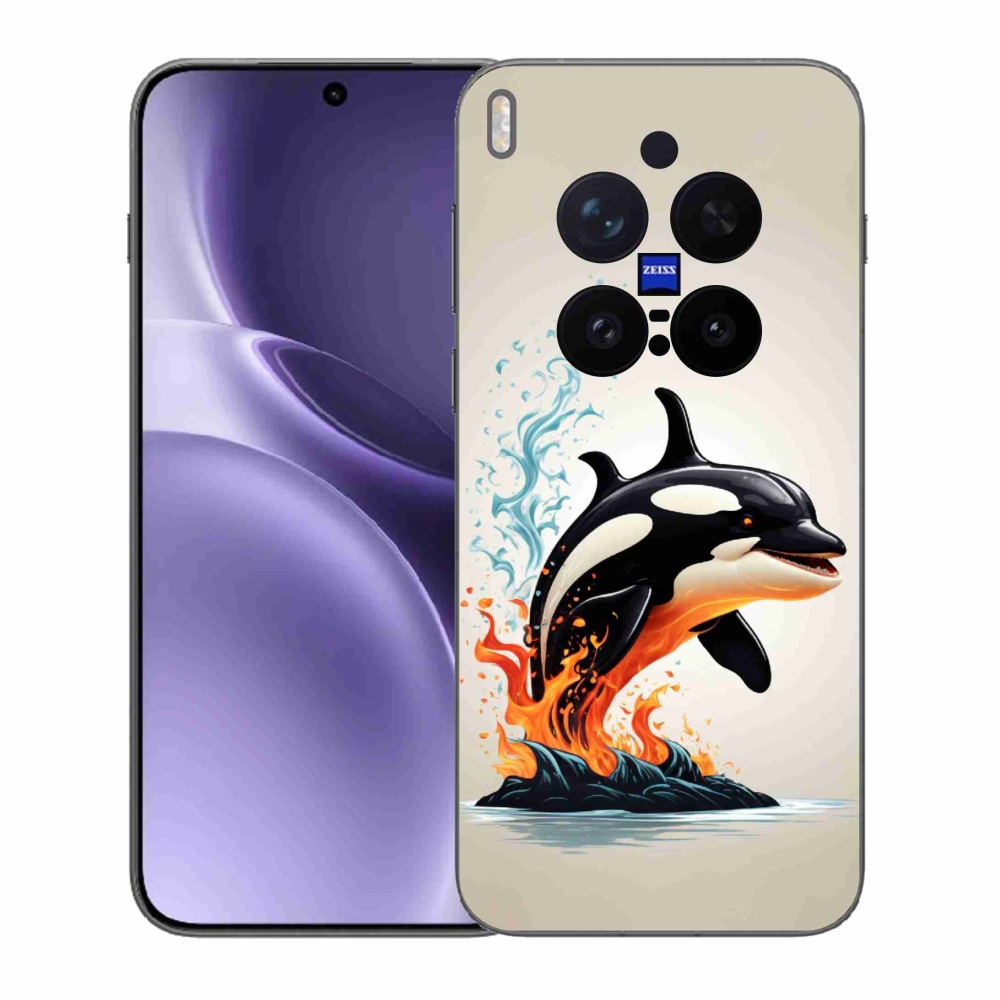 Gélový kryt mmCase na Vivo X300 Pro - kosatka