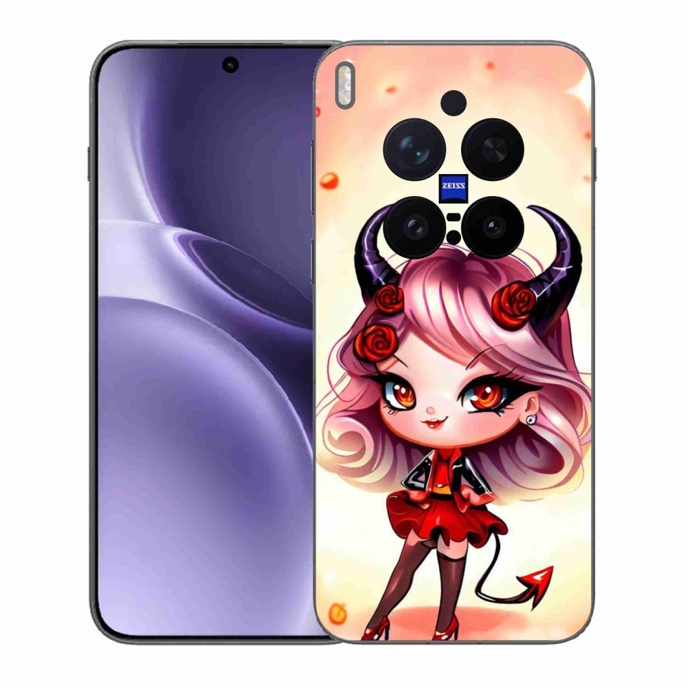 Gélový kryt mmCase na Vivo X300 Pro - kreslená čertica