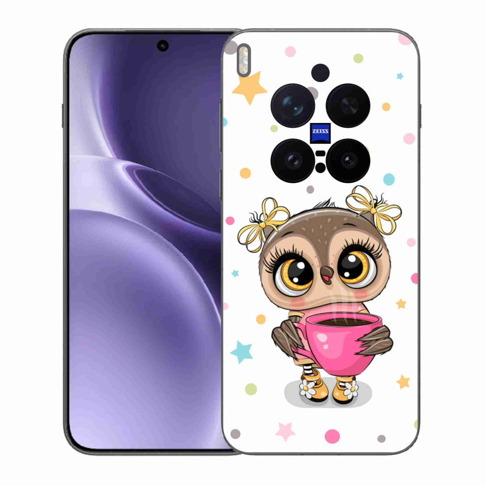 Gélový kryt mmCase na Vivo X300 Pro - kreslená sovička