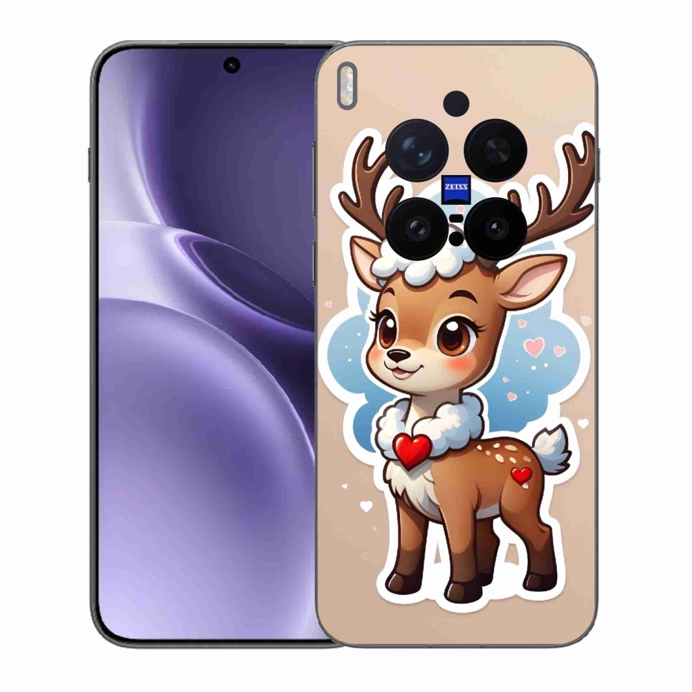 Gélový kryt mmCase na Vivo X300 Pro - kreslený sob