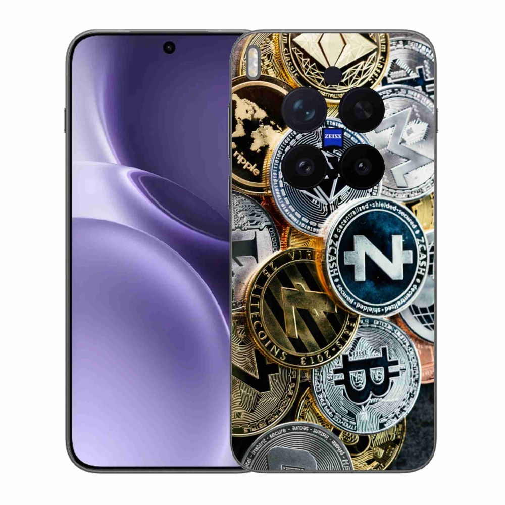 Gélový kryt mmCase na Vivo X300 Pro - kryptomeny