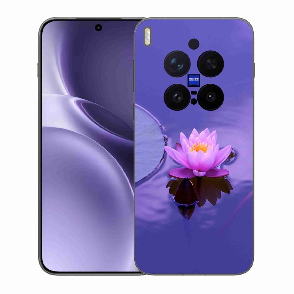 Gélový kryt mmCase na Vivo X300 Pro - kvet na hladine