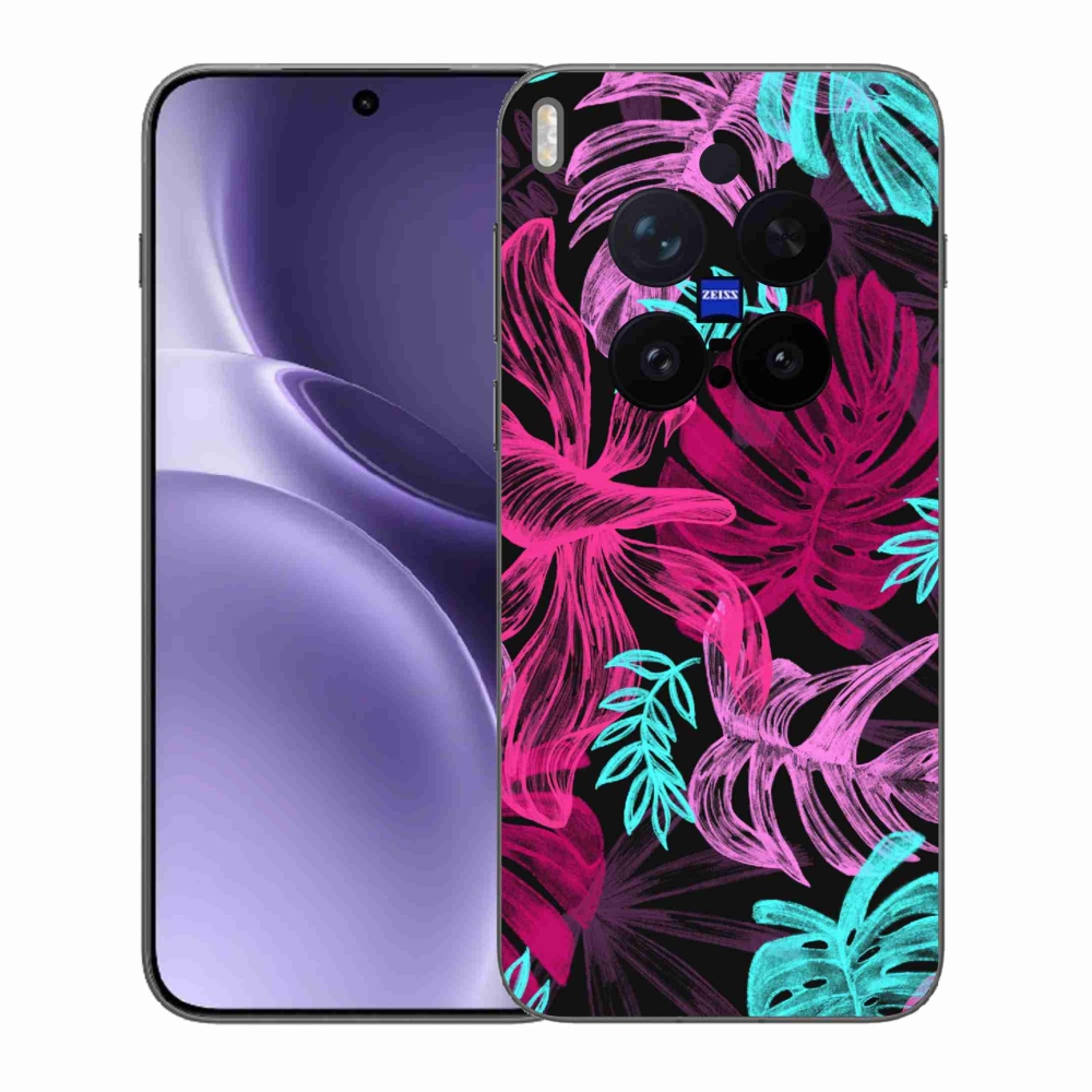 Gélový kryt mmCase na Vivo X300 Pro - kvety 1