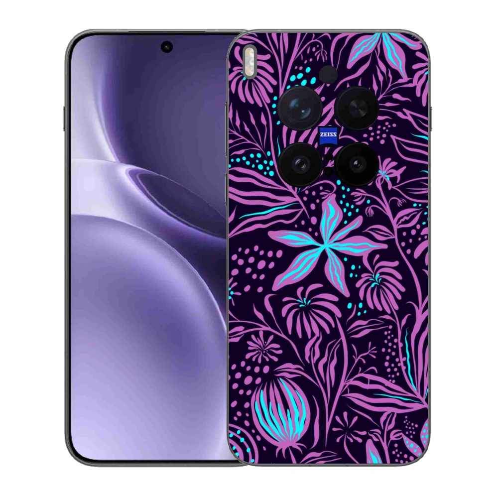 Gélový kryt mmCase na Vivo X300 Pro - kvety 2