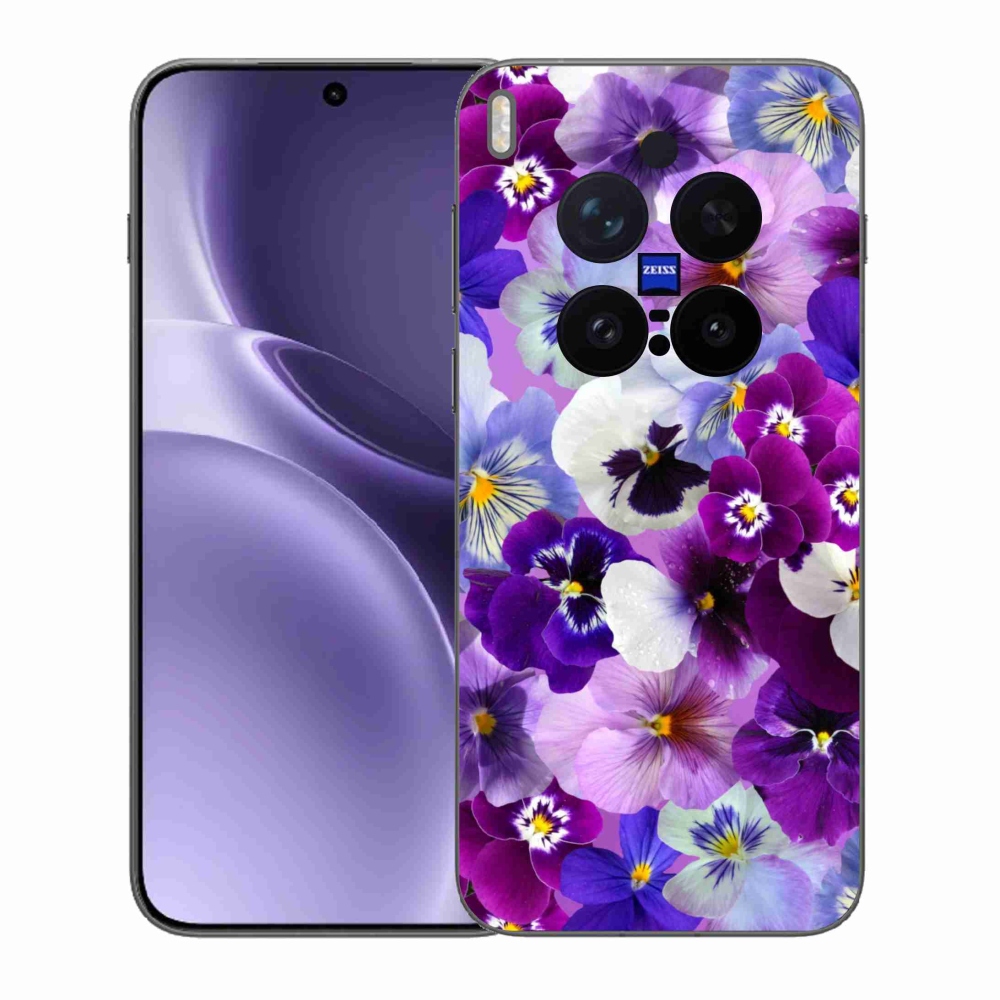 Gélový kryt mmCase na Vivo X300 Pro - kvety 9