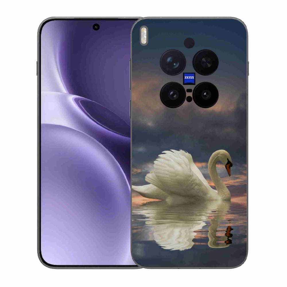 Gélový kryt mmCase na Vivo X300 Pro - labuť