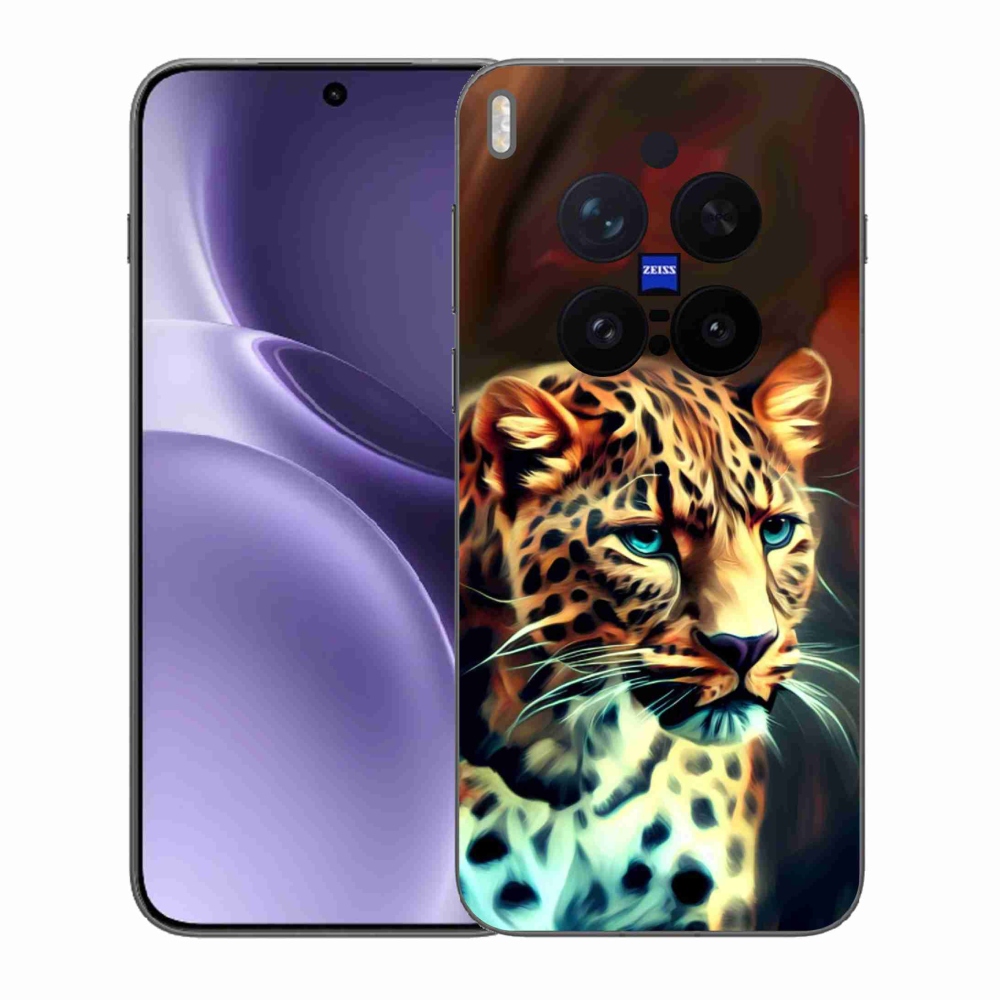 Gélový kryt mmCase na Vivo X300 Pro - leopard