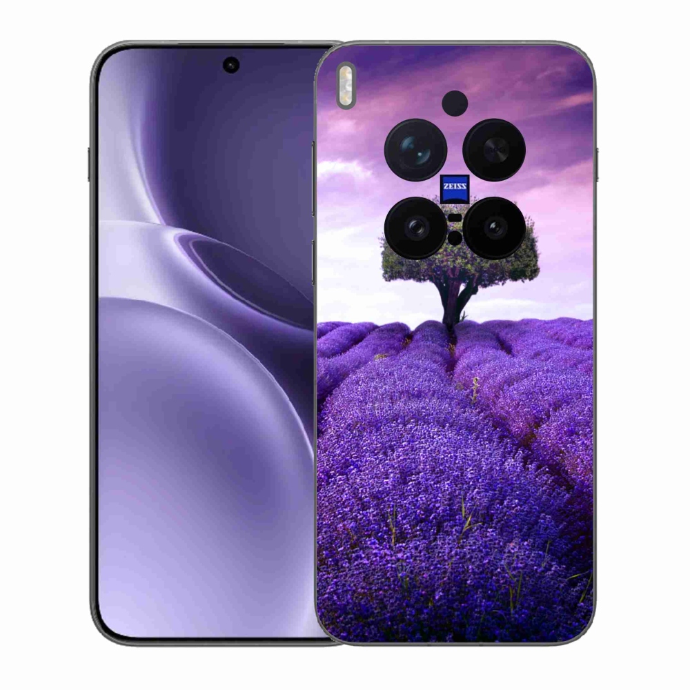 Gélový kryt mmCase na Vivo X300 Pro - levanduľová lúka