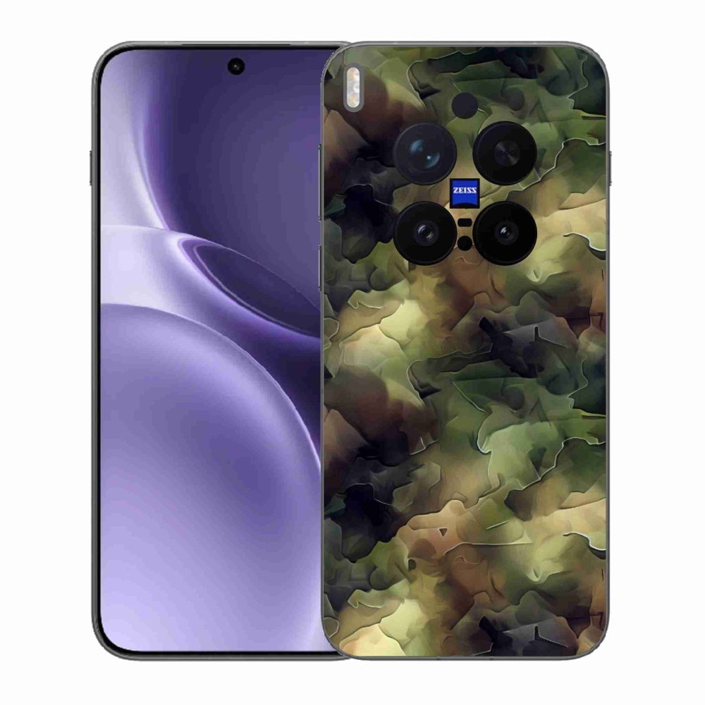 Gélový kryt mmCase na Vivo X300 Pro - maskáčový vzor 10