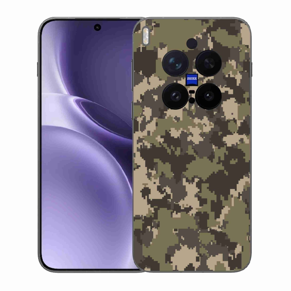 Gélový kryt mmCase na Vivo X300 Pro - maskáčový vzor 12