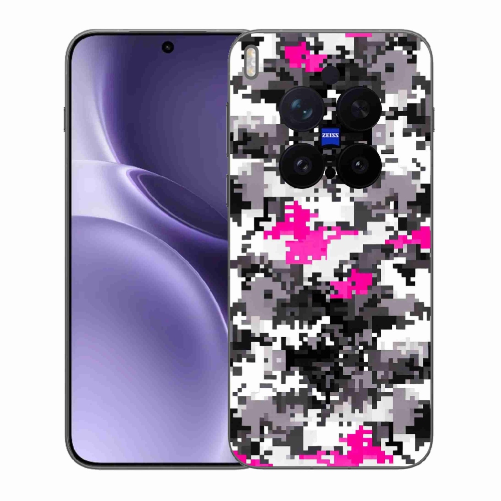 Gélový kryt mmCase na Vivo X300 Pro - maskáčový vzor 4