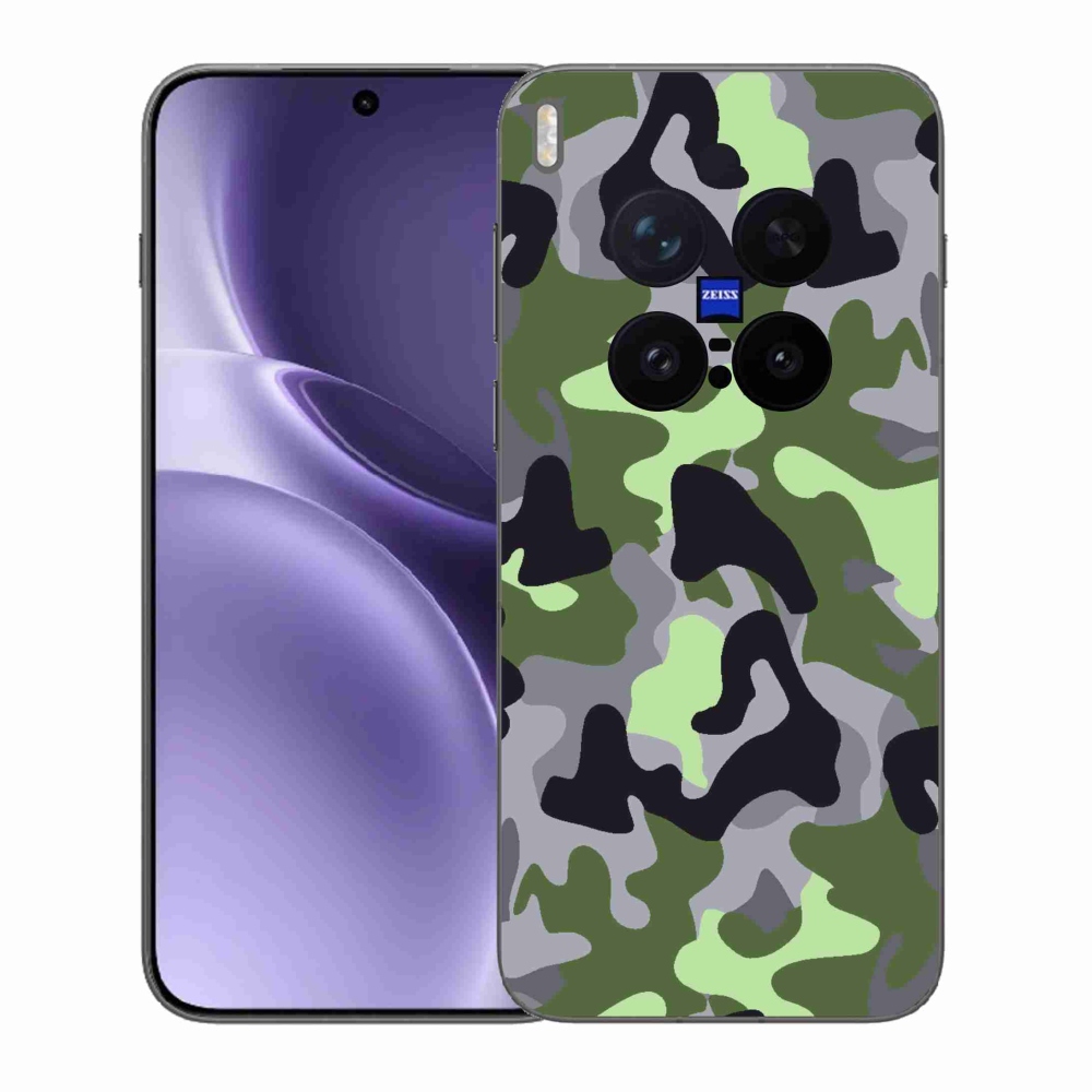 Gélový kryt mmCase na Vivo X300 Pro - maskáčový vzor 7