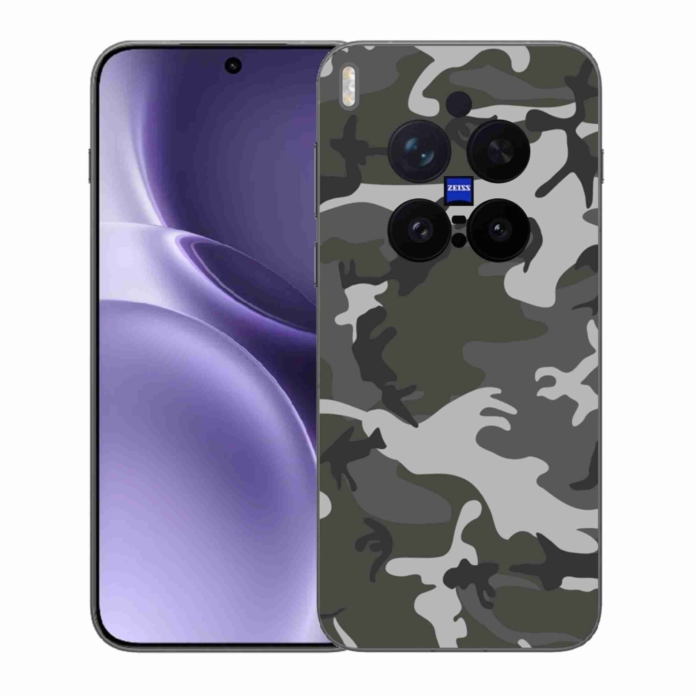 Gélový kryt mmCase na Vivo X300 Pro - maskáčový vzor