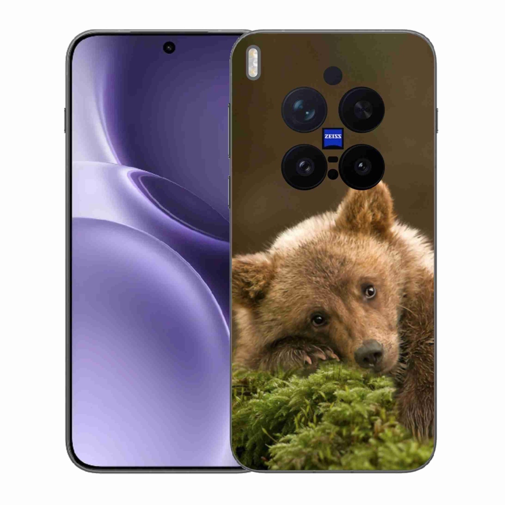 Gélový kryt mmCase na Vivo X300 Pro - medveď