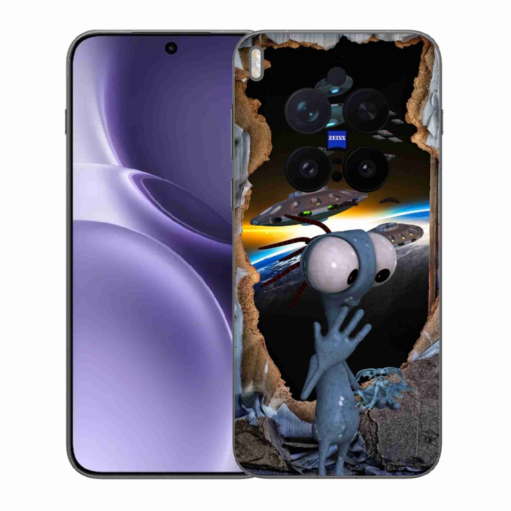 Gélový kryt mmCase na Vivo X300 Pro - mimozemšťan