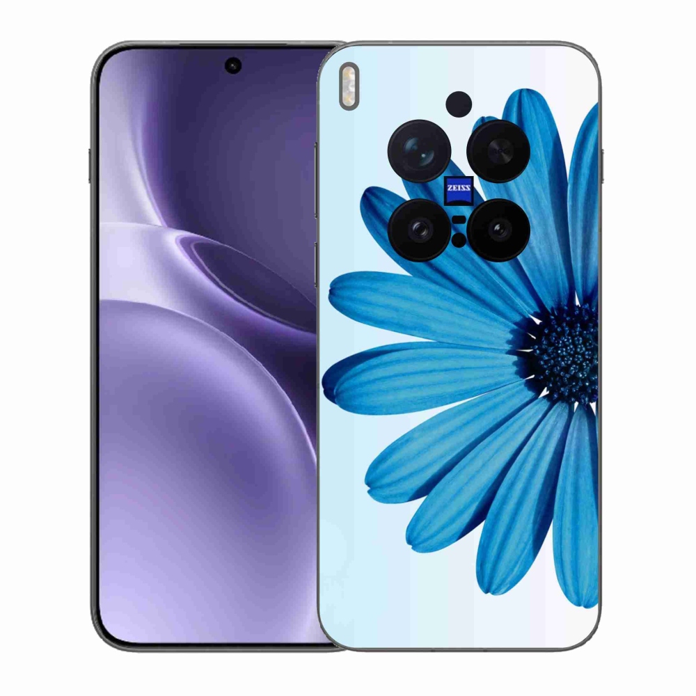 Gélový kryt mmCase na Vivo X300 Pro - modrá margaréta