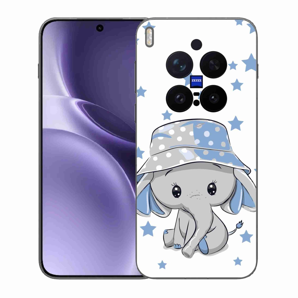 Gélový kryt mmCase na Vivo X300 Pro - modrý slon