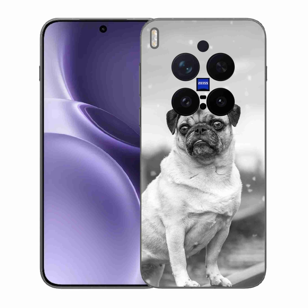 Gélový kryt mmCase na Vivo X300 Pro - mops
