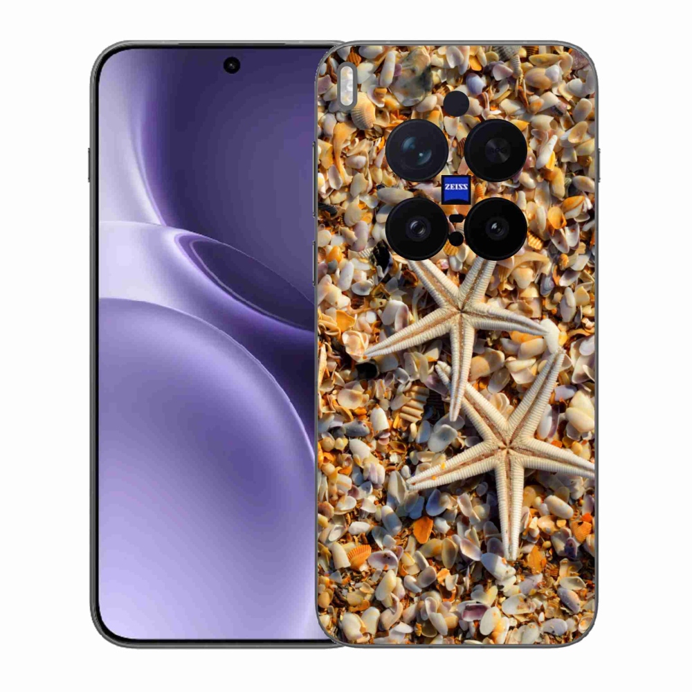 Gélový kryt mmCase na Vivo X300 Pro - morské hviezdice