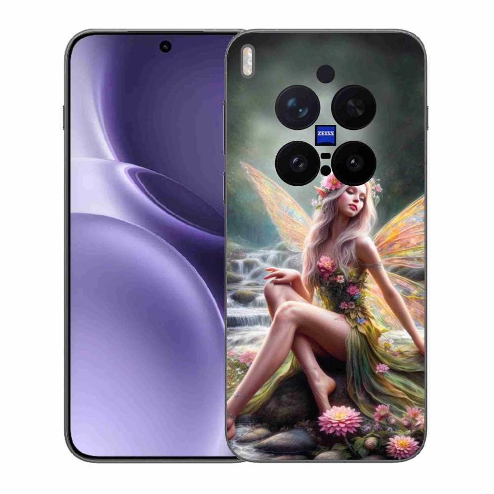 Gélový kryt mmCase na Vivo X300 Pro - motýlia žena 1