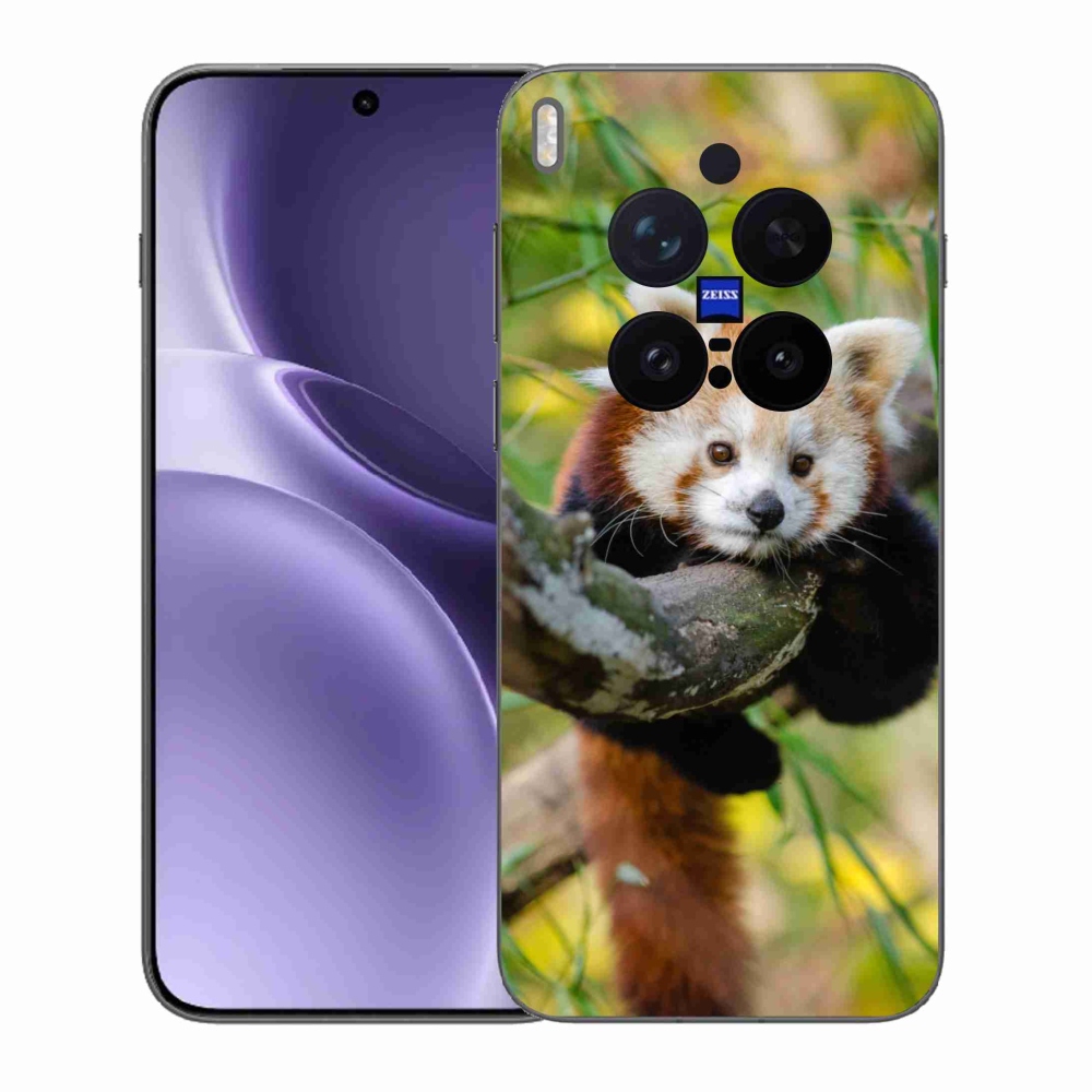 Gélový kryt mmCase na Vivo X300 Pro - panda červená