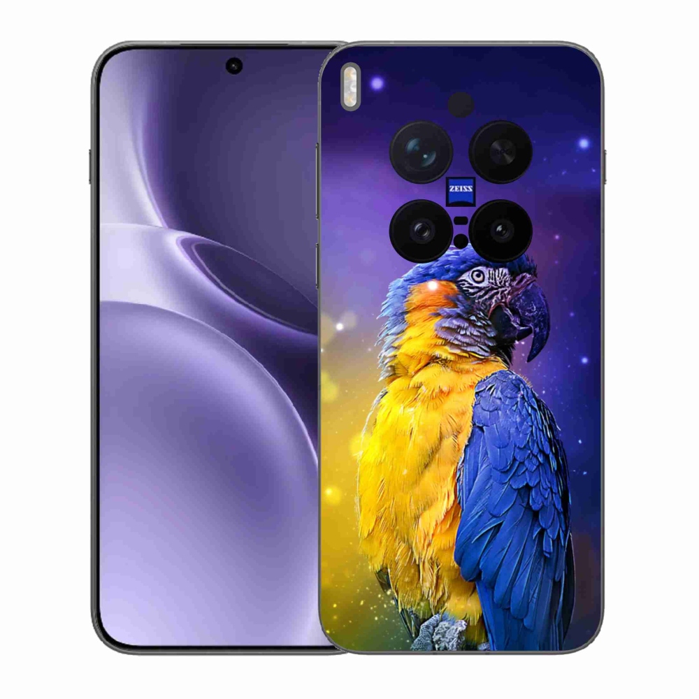 Gélový kryt mmCase na Vivo X300 Pro - papagáj ara 1