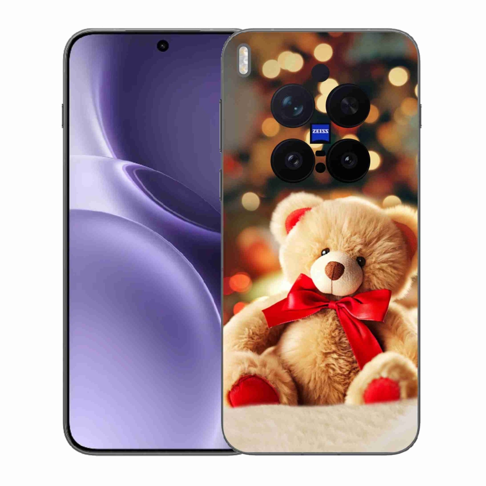 Gélový kryt mmCase na Vivo X300 Pro - plyšový medvedík