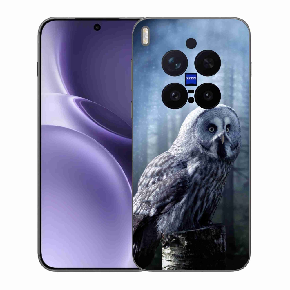 Gélový kryt mmCase na Vivo X300 Pro - sova