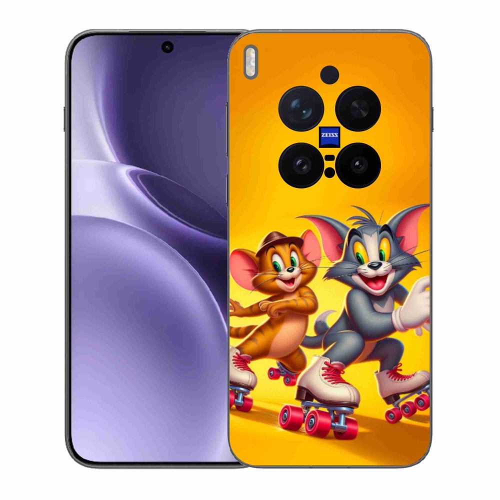 Gélový kryt mmCase na Vivo X300 Pro - tom a jerry