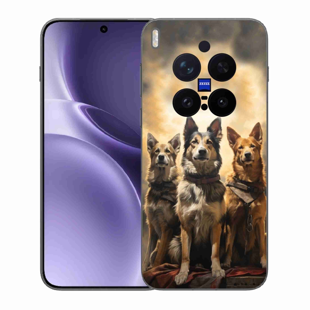 Gélový kryt mmCase na Vivo X300 Pro - tri psy