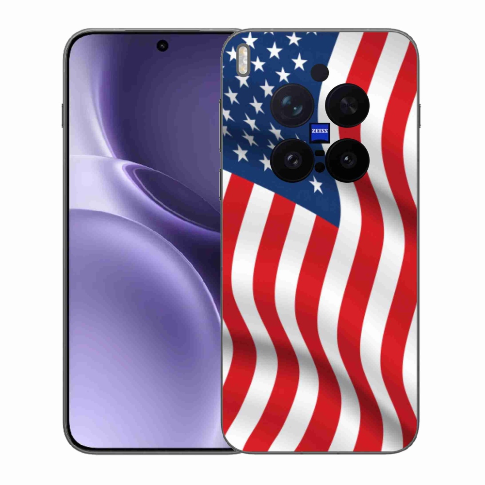 Gélový kryt mmCase na Vivo X300 Pro - USA vlajka